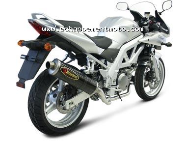 Suzuki SV650 Akrapovic bikeback Suzuki SV650 Akrapovic bikeback